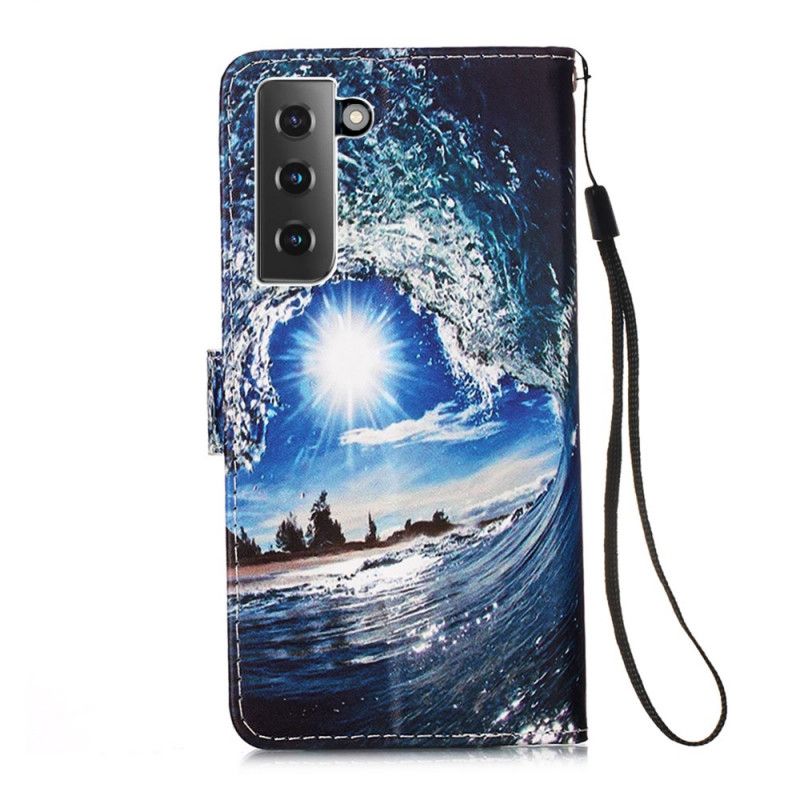 Leren Hoesje voor Samsung Galaxy S21 5G Hou Van De Golf