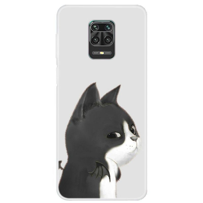 Case Hoesje Xiaomi Redmi Note 9S / Note 9 Pro Telefoonhoesje Duivel Cat