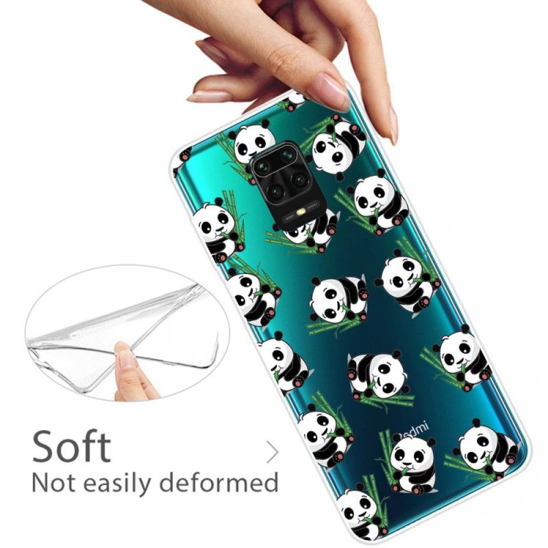 Case Hoesje Xiaomi Redmi Note 9S / Note 9 Pro Telefoonhoesje Kleine Panda'S