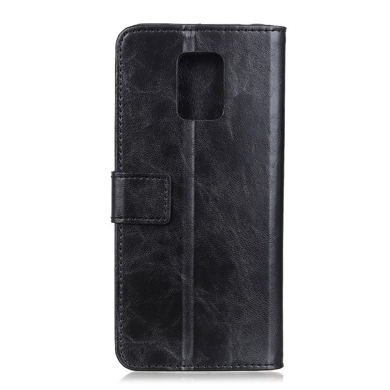 Cover Folio-hoesje Xiaomi Redmi Note 9S / Note 9 Pro Rood Zwart Telefoonhoesje Khazneh Elegantie Leerstijl