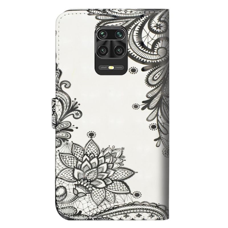 Cover Folio-hoesje Xiaomi Redmi Note 9S / Note 9 Pro Telefoonhoesje Chique Kant