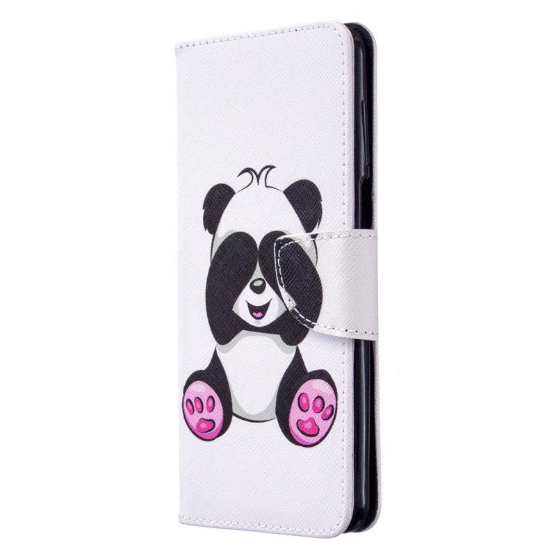 Flip Case Leren Xiaomi Redmi Note 9S / Note 9 Pro Leuke Panda