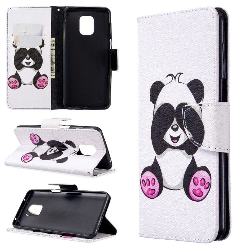 Flip Case Leren Xiaomi Redmi Note 9S / Note 9 Pro Leuke Panda