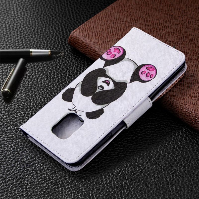 Flip Case Leren Xiaomi Redmi Note 9S / Note 9 Pro Leuke Panda