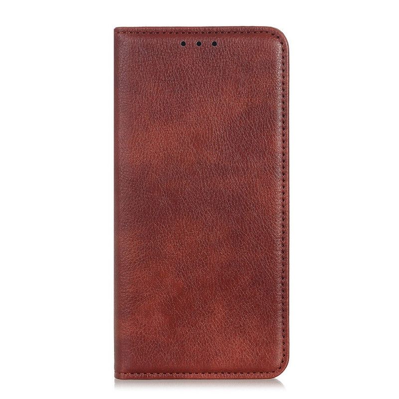 Folio-hoesje Xiaomi Redmi Note 9S / Note 9 Pro Rood Zwart Elegant Splitleer