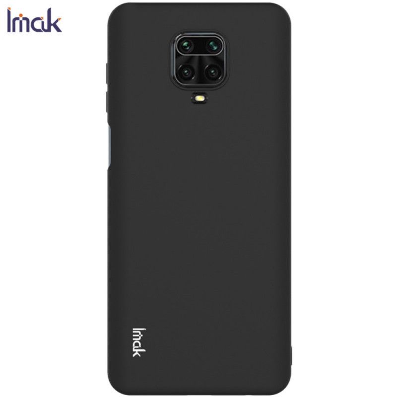 Hoesje voor Xiaomi Redmi Note 9S / Note 9 Pro Donkerblauw Zwart Uc-1 Siliconen Mat Imak