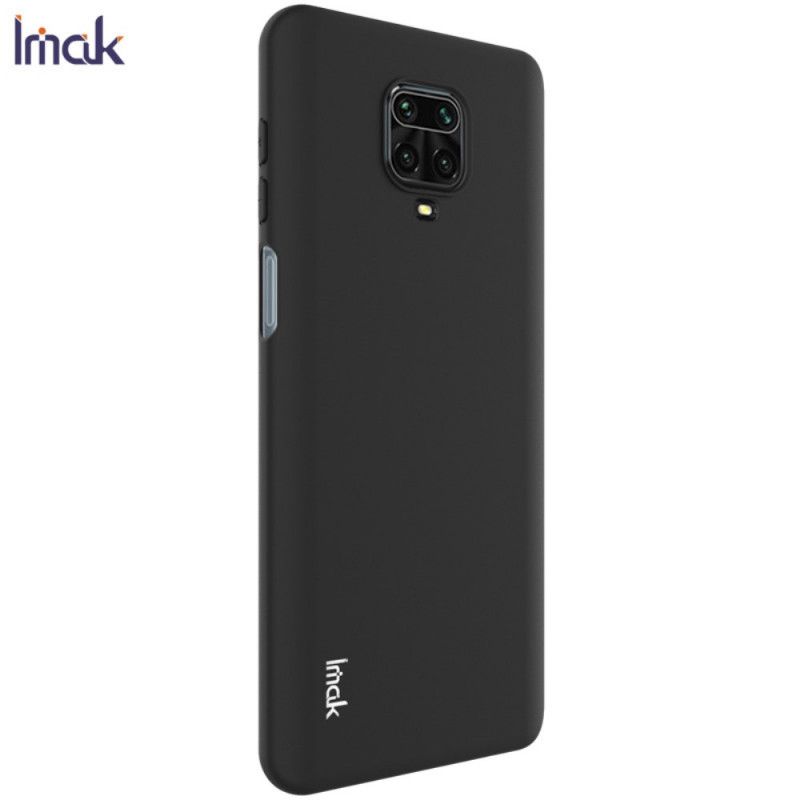 Hoesje voor Xiaomi Redmi Note 9S / Note 9 Pro Donkerblauw Zwart Uc-1 Siliconen Mat Imak