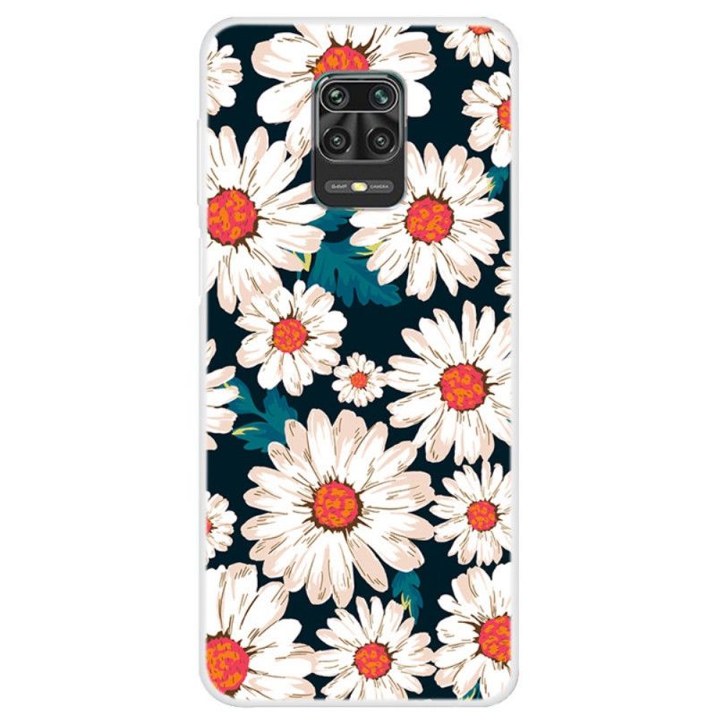 Hoesje voor Xiaomi Redmi Note 9S / Note 9 Pro Madeliefjes