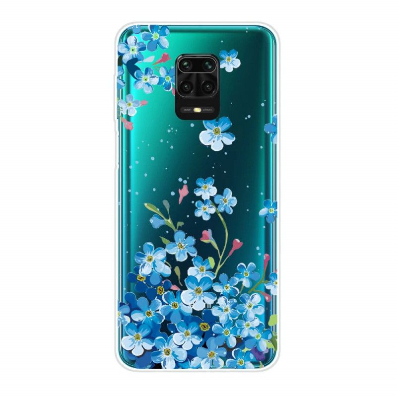 Hoesje Xiaomi Redmi Note 9S / Note 9 Pro Blauwe Bloemen