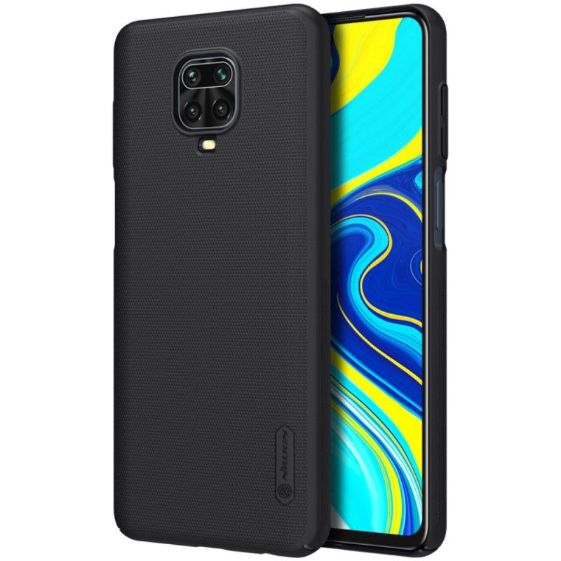 Hoesje Xiaomi Redmi Note 9S / Note 9 Pro Donkerblauw Zwart Stijve Frosted Nillkin