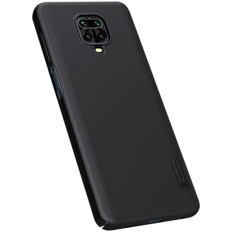 Hoesje Xiaomi Redmi Note 9S / Note 9 Pro Donkerblauw Zwart Stijve Frosted Nillkin