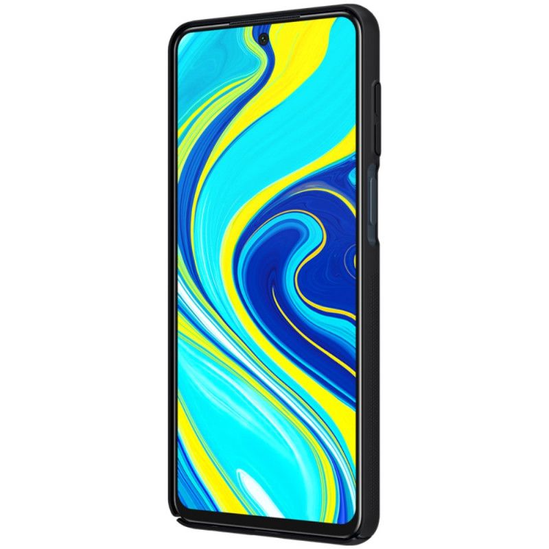 Hoesje Xiaomi Redmi Note 9S / Note 9 Pro Donkerblauw Zwart Stijve Frosted Nillkin