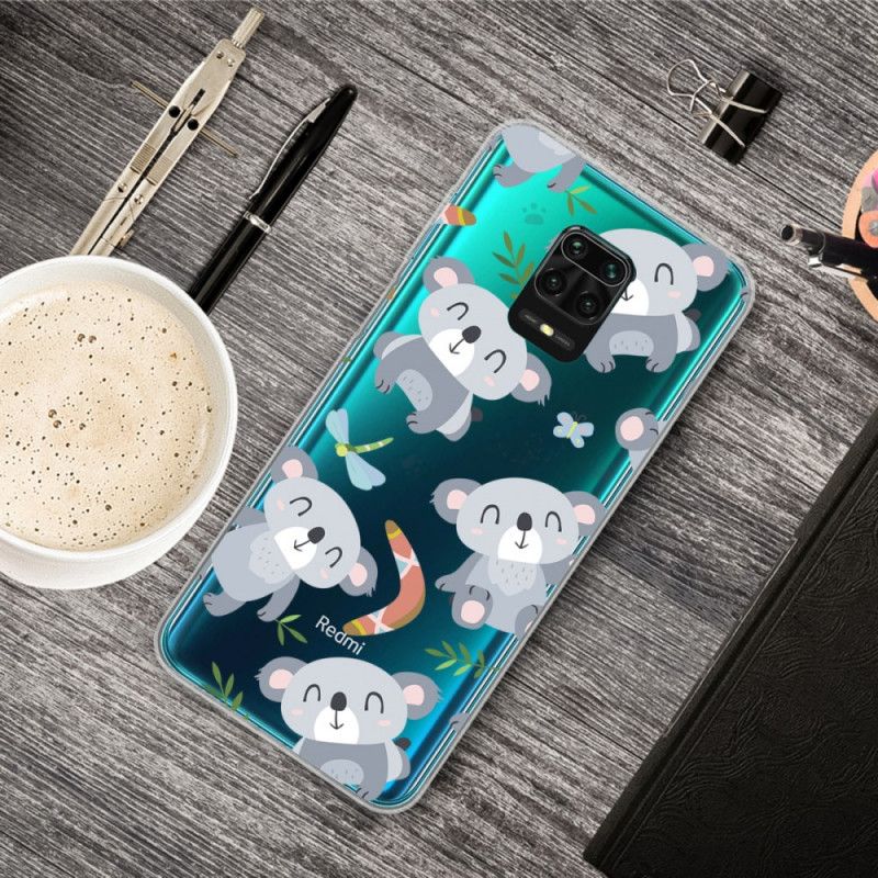 Hoesje Xiaomi Redmi Note 9S / Note 9 Pro Kleine Grijze Panda'S