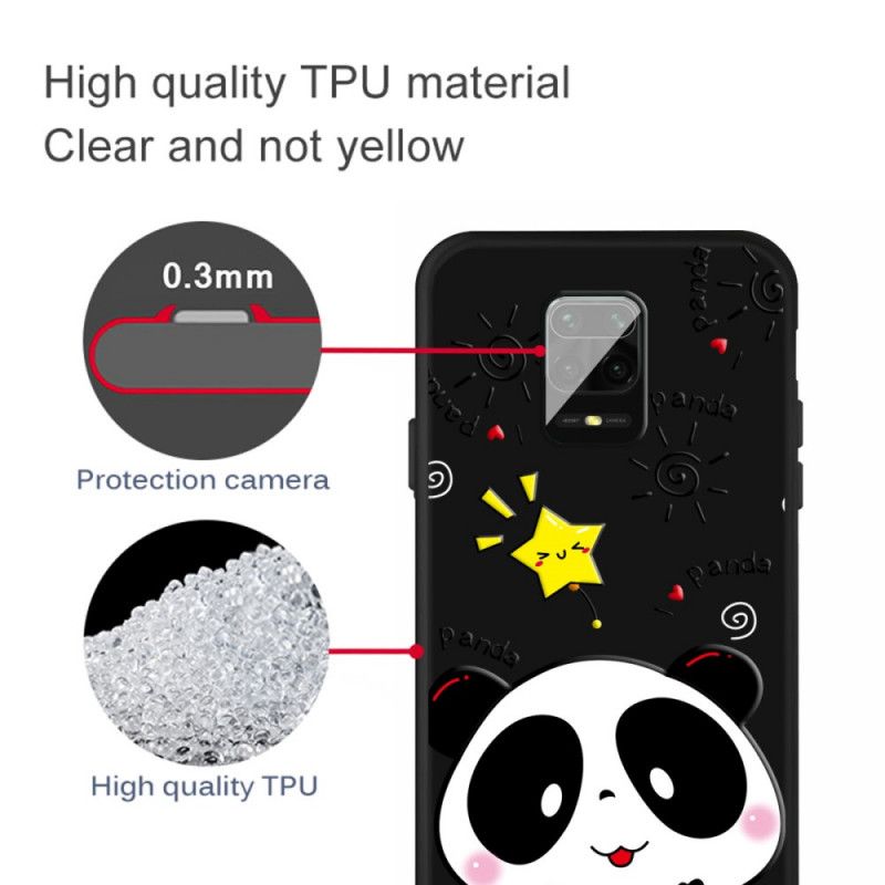 Hoesje Xiaomi Redmi Note 9S / Note 9 Pro Panda-Ster