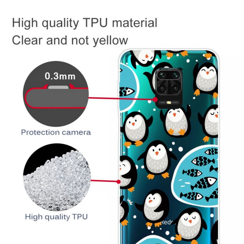 Hoesje Xiaomi Redmi Note 9S / Note 9 Pro Pinguïns