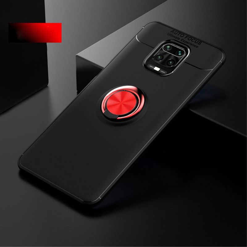 Hoesje Xiaomi Redmi Note 9S / Note 9 Pro Rood Zwart Lenuo-Ring