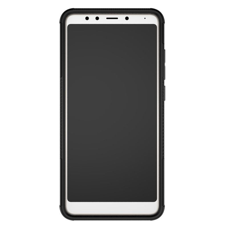 Cover Hoesje Xiaomi Redmi 5 Rood Zwart Telefoonhoesje Ultrabestendig