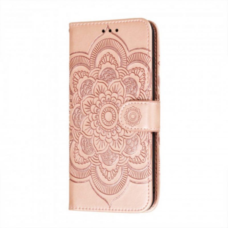 Folio-hoesje voor Samsung Galaxy A52 4G / A52 5G / A52s 5G Volledige Mandala