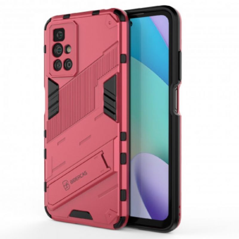 Case Hoesje Xiaomi Redmi 10 Telefoonhoesje Verwijderbare Steun Twee Handsfree Posities