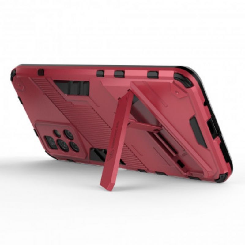 Case Hoesje Xiaomi Redmi 10 Telefoonhoesje Verwijderbare Steun Twee Handsfree Posities