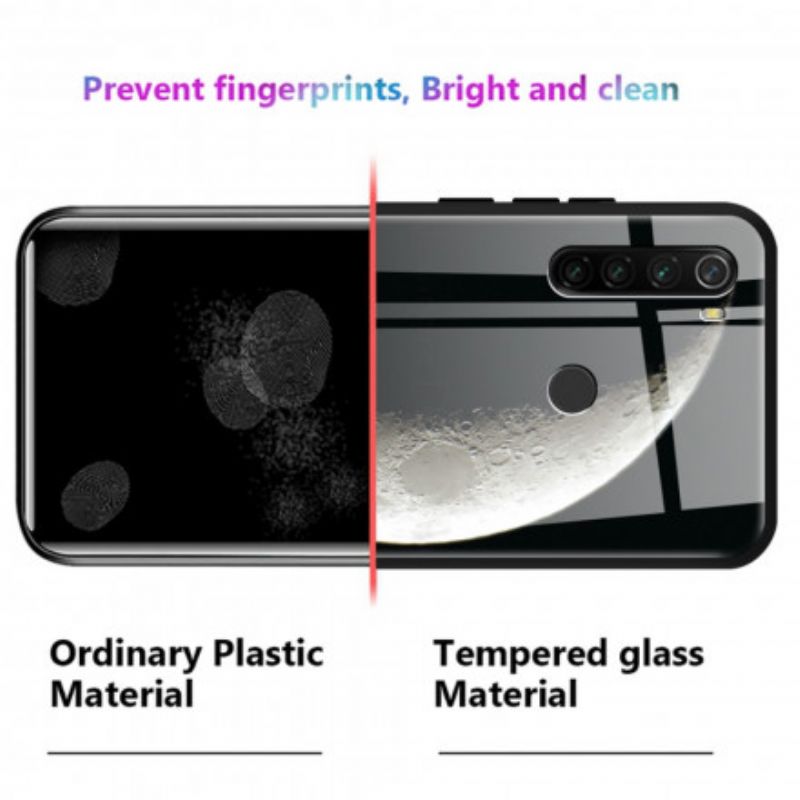 Cover Hoesje Xiaomi Redmi 10 Telefoonhoesje Katachtig Gezicht Van Gehard Glas