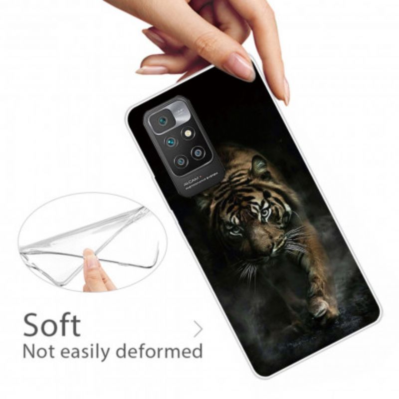 Cover Hoesje Xiaomi Redmi 10 Telefoonhoesje Slang Tiger