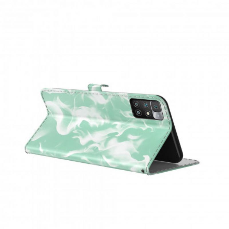 Flip Case Leren Xiaomi Redmi 10 Abstract Patroon