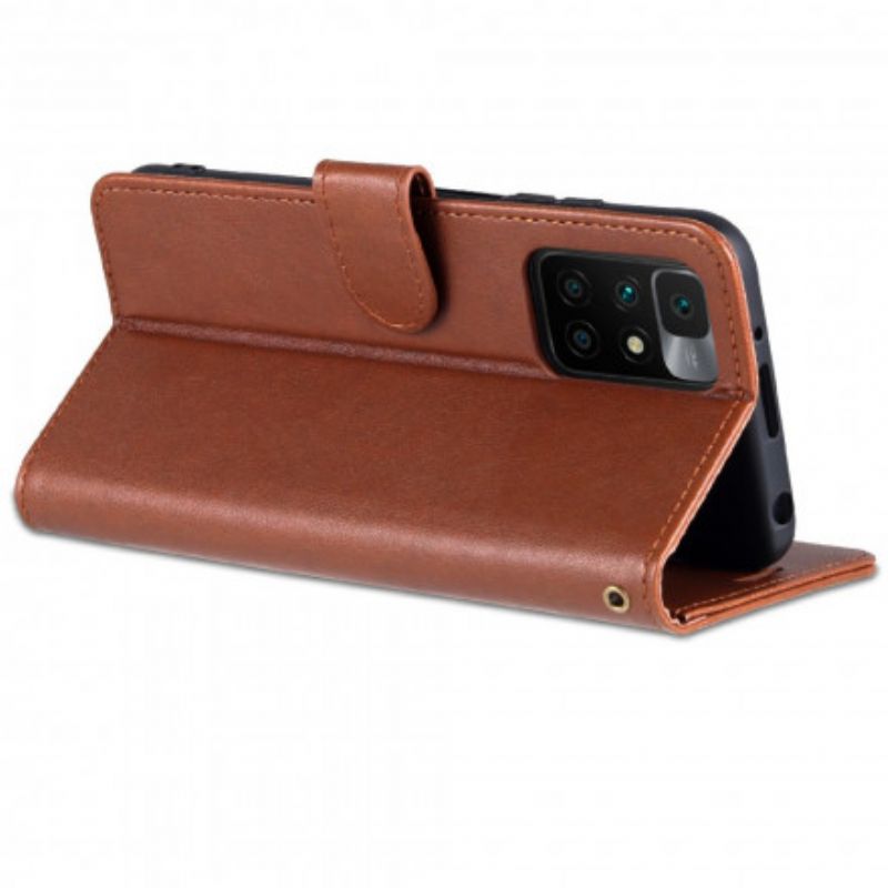 Flip Case Leren Xiaomi Redmi 10 Azns Kunstleer