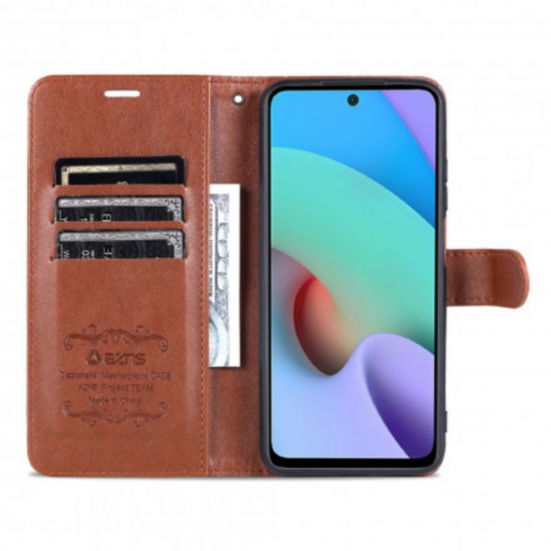 Flip Case Leren Xiaomi Redmi 10 Azns Kunstleer