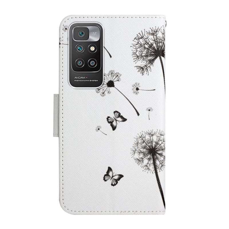 Flip Case Leren Xiaomi Redmi 10 Baby Love Paardebloem