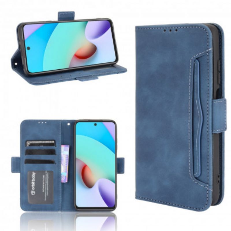 Flip Case Leren Xiaomi Redmi 10 Eersteklas Multikaart