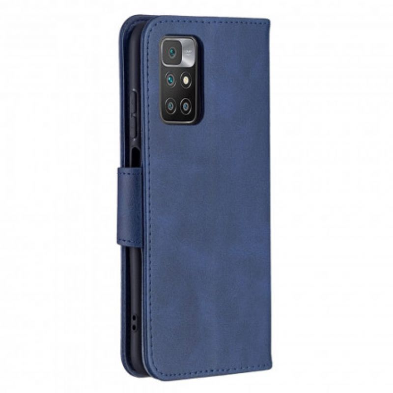 Flip Case Leren Xiaomi Redmi 10 Gladde Flap Schuin