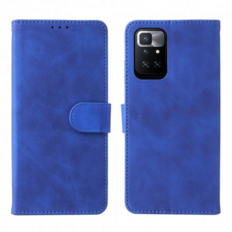 Flip Case Leren Xiaomi Redmi 10 Huid-aanraking