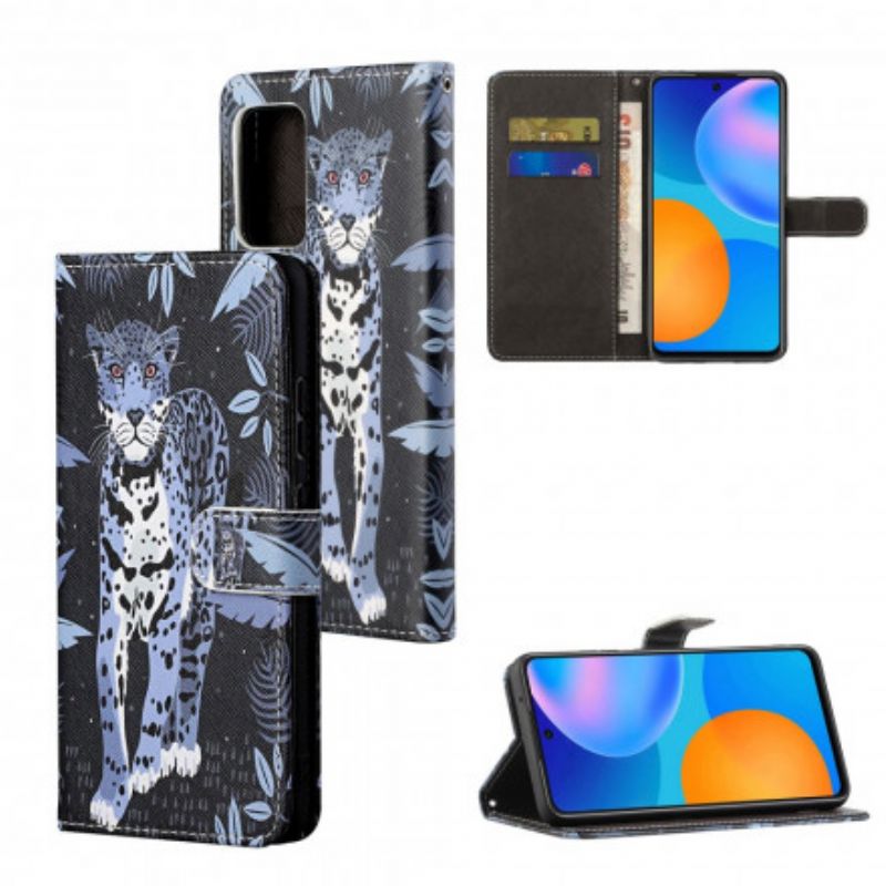 Flip Case Leren Xiaomi Redmi 10 Leopard Strappy