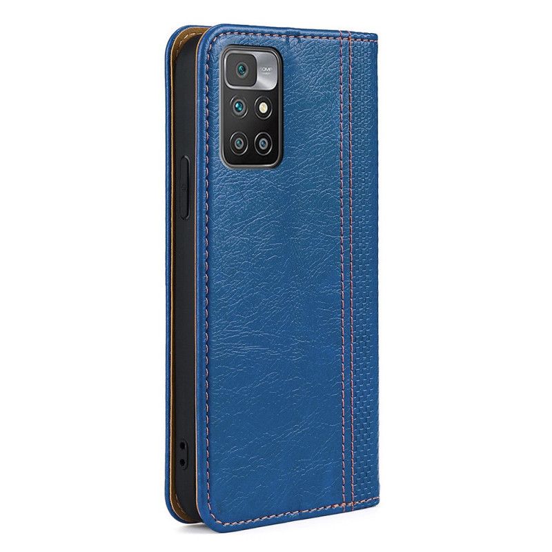 Folio-hoesje Voor Xiaomi Redmi 10 Vintage Lederen Stijl