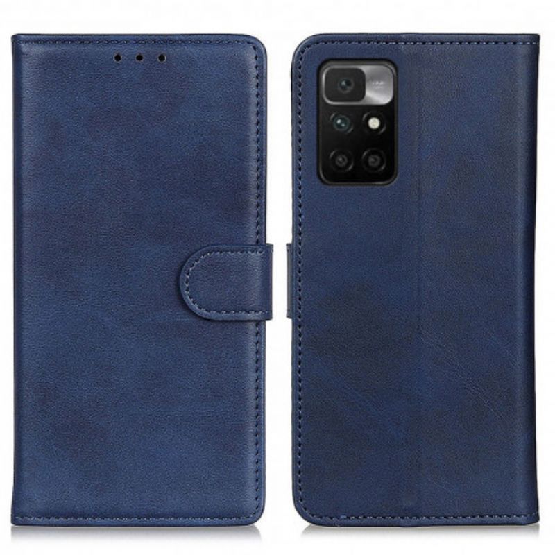 Folio-hoesje Xiaomi Redmi 10 Retro Mat Leereffect