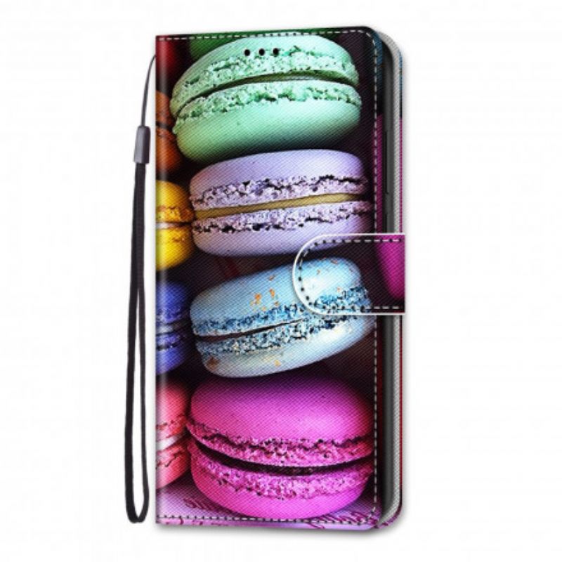 Folio-hoesje Xiaomi Redmi 10 Telefoonhoesje Macarons