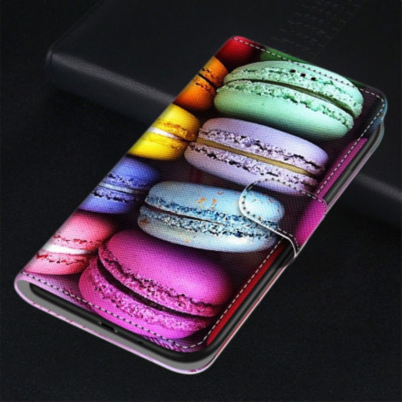 Folio-hoesje Xiaomi Redmi 10 Telefoonhoesje Macarons