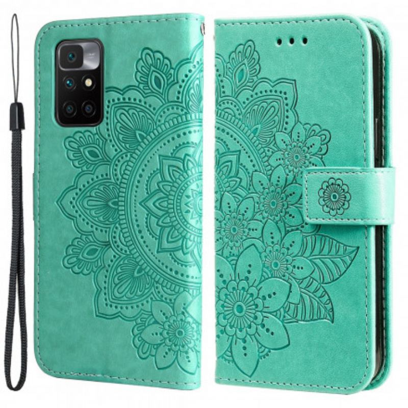 Folio-hoesje Xiaomi Redmi 10 Telefoonhoesje Mandala