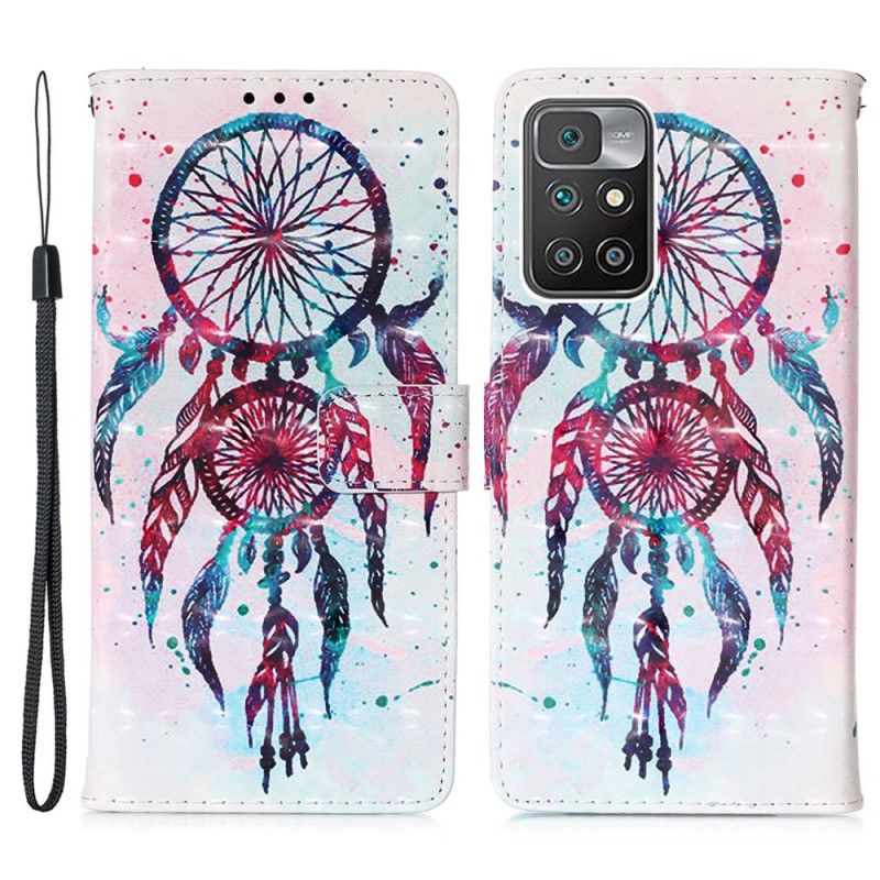 Folio-hoesje Xiaomi Redmi 10 Telefoonhoesje Vang Dromen Aquarel