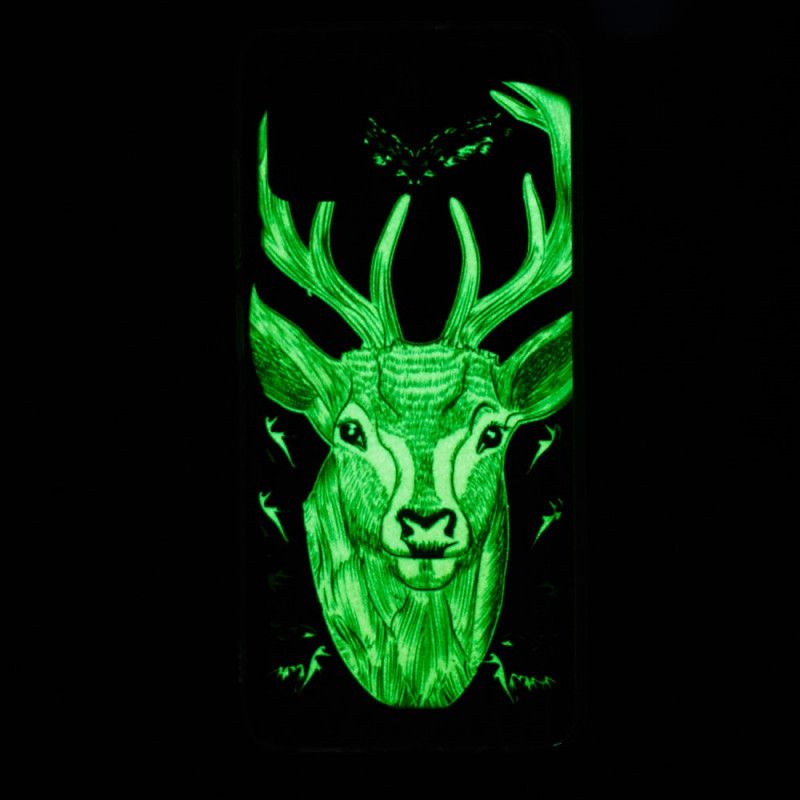 Hoesje Voor Xiaomi Redmi 10 Majestueuze Fluorescerende Stag