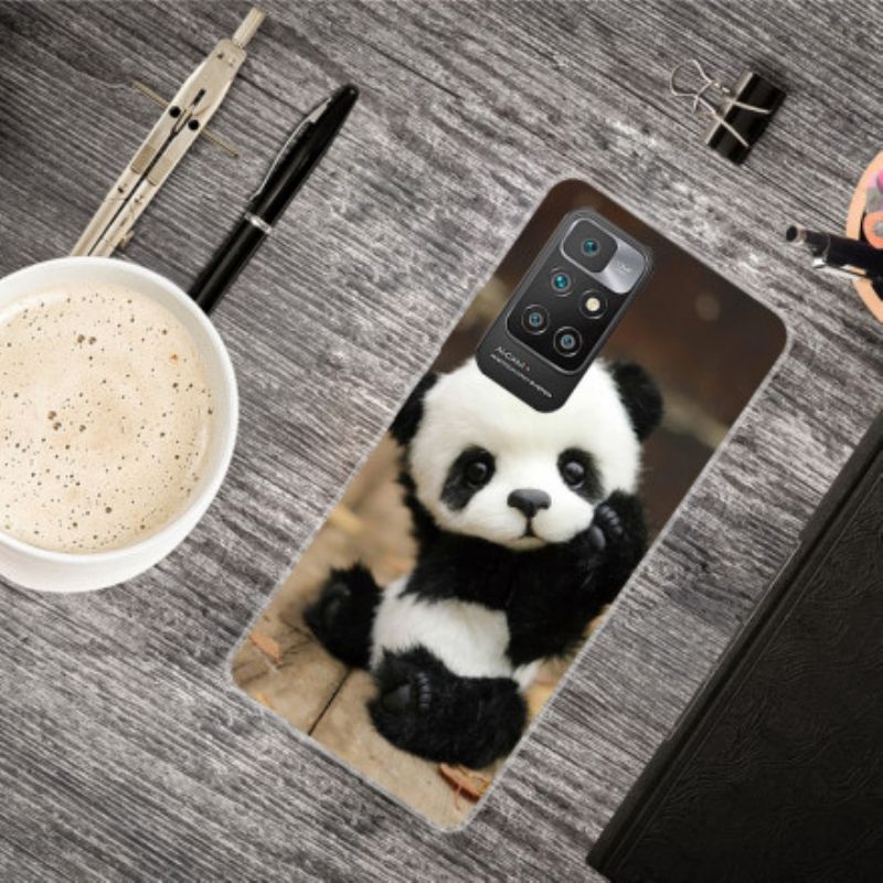 Hoesje Xiaomi Redmi 10 Flexibele Panda