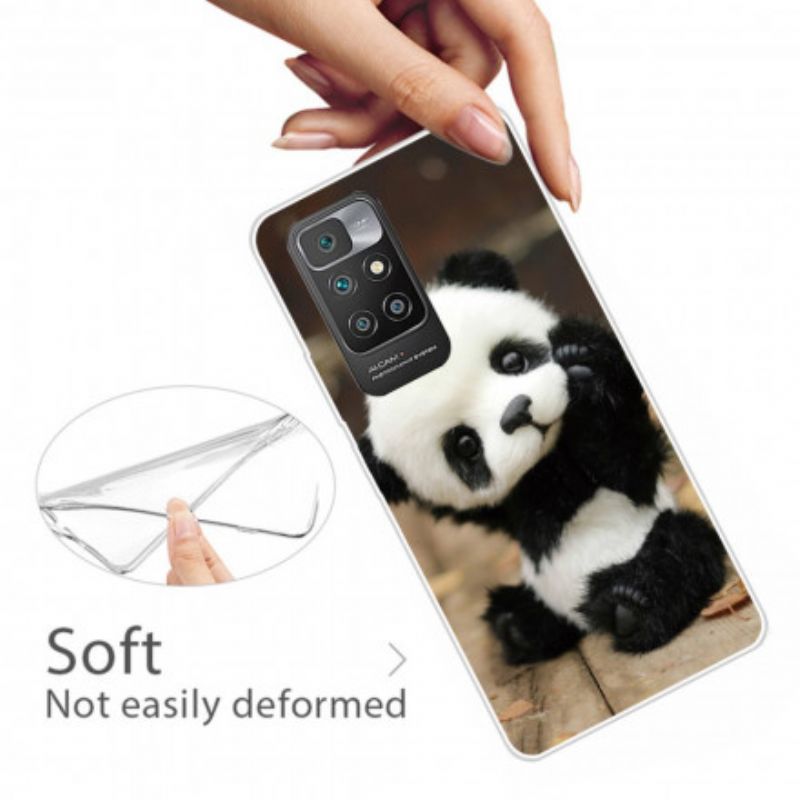 Hoesje Xiaomi Redmi 10 Flexibele Panda