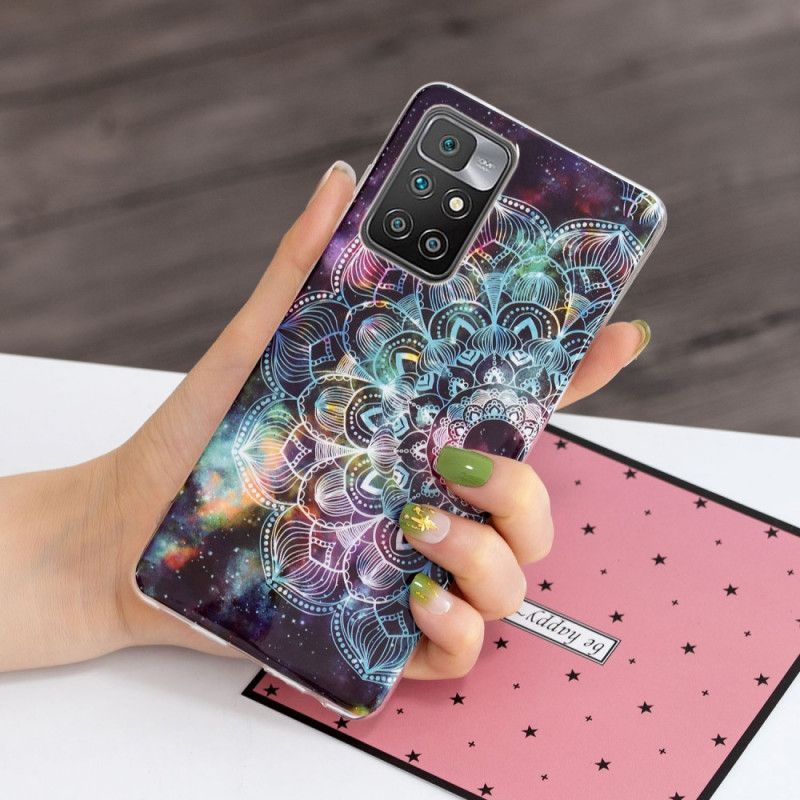 Hoesje Xiaomi Redmi 10 Fluorescerende Gekleurde Mandala