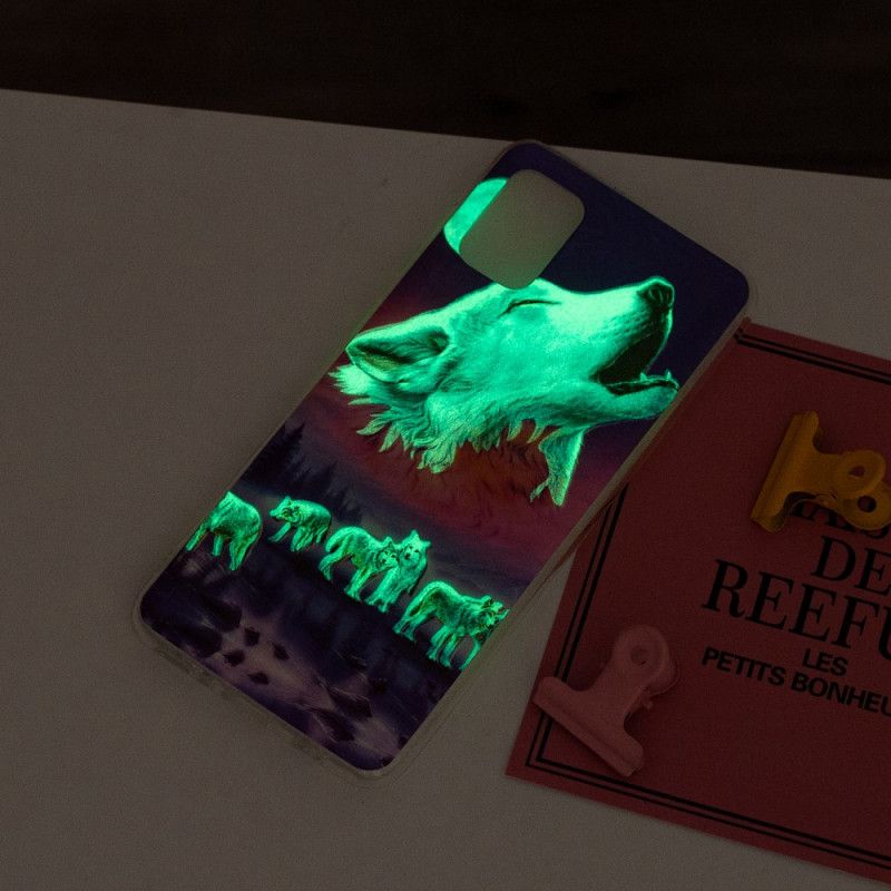 Hoesje Xiaomi Redmi 10 Fluorescerende Wolf