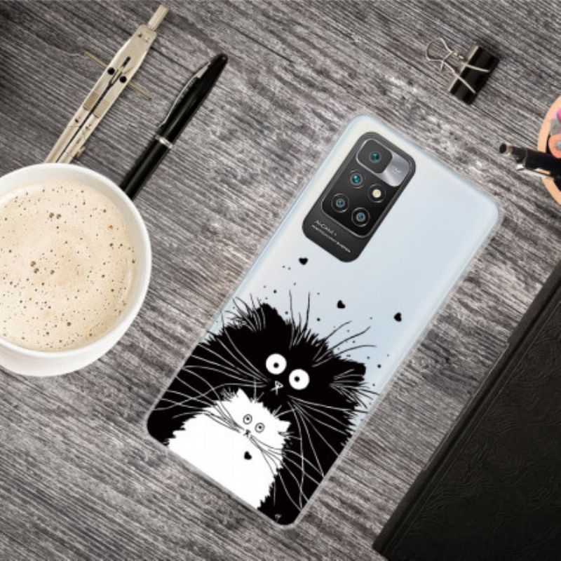 Hoesje Xiaomi Redmi 10 Kijk Naar De Katten Bescherming Hoesje