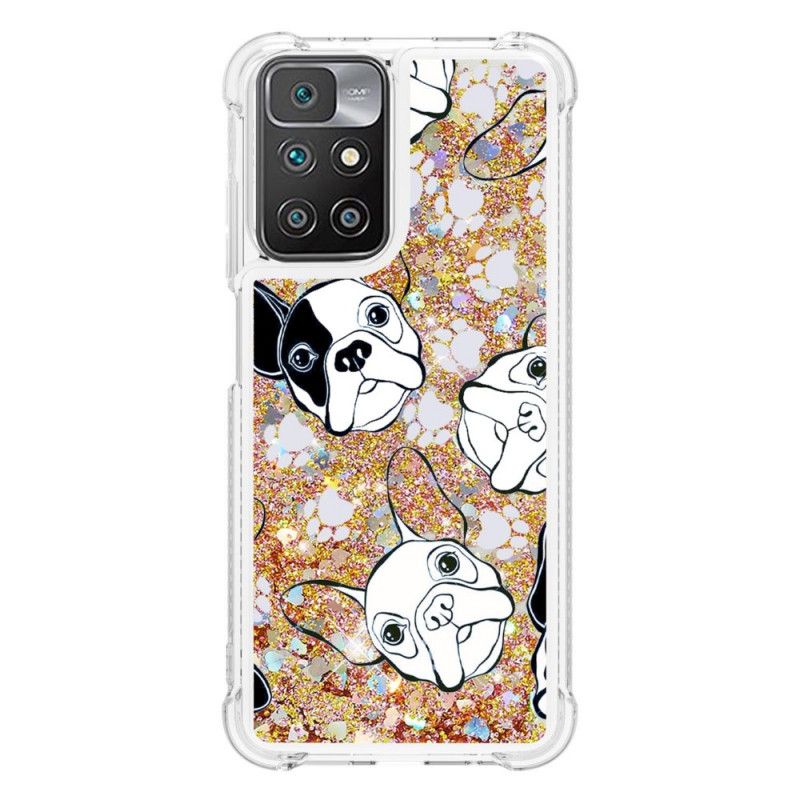 Hoesje Xiaomi Redmi 10 Mr Dog Pailletten