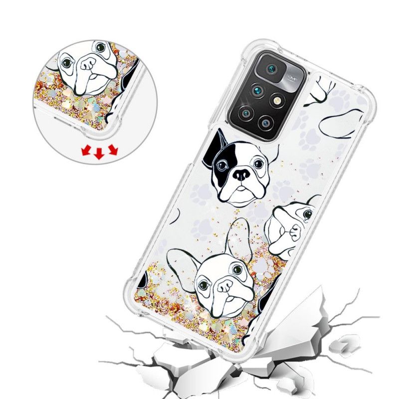 Hoesje Xiaomi Redmi 10 Mr Dog Pailletten