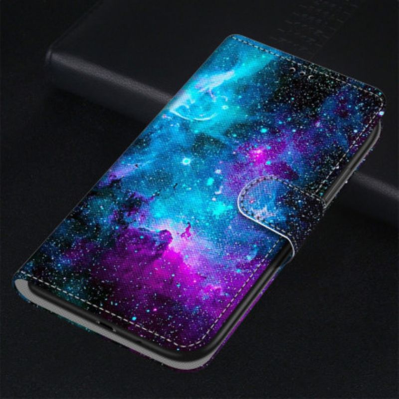 Leren Hoesje Xiaomi Redmi 10 Kosmische Hemel Bescherming Hoesje