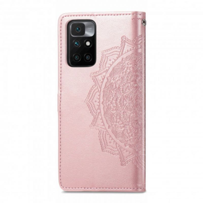 Leren Hoesje Xiaomi Redmi 10 Mandala Middeleeuwen Bescherming Hoesje